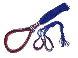 มงคล + ประเจียด มวยโบราณ รำมวย คีตะมวยไทย สำหรับเด็ก : แดง-น้ำเงิน-ขาว