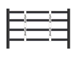 อุปกรณ์เวทีมวย กันสะบัดเชือกเวทีมวย ครบชุด 8 เส้น Screen - สีขาว