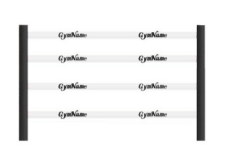 หุ้มเชือก เวทีมวย ครบชุด 16 ชิ้น Screen ได้ สีขาว