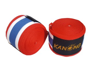 ผ้าพันมือชกมวย Kanong รุ่นมาตรฐาน : ธงชาติไทย